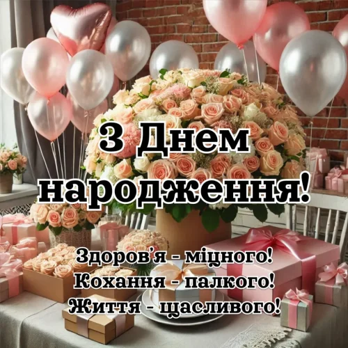 З днем ​​народження подруги