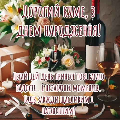 Зворушливі та Щирі Привітання для Кума