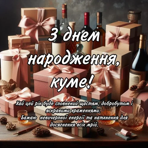 Зворушливі та Щирі Привітання для Кума