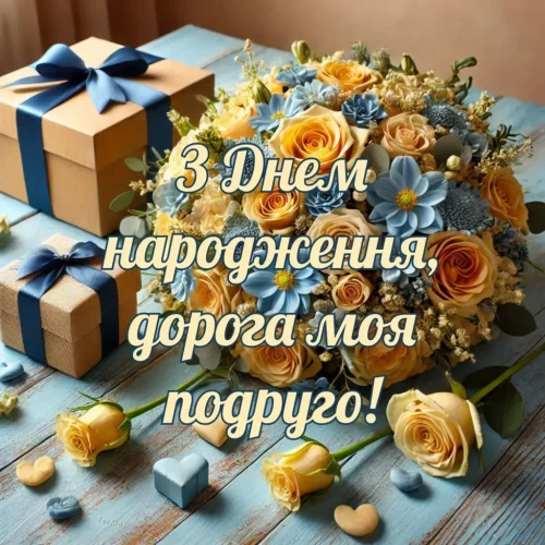 З днем ​​народження подруги
