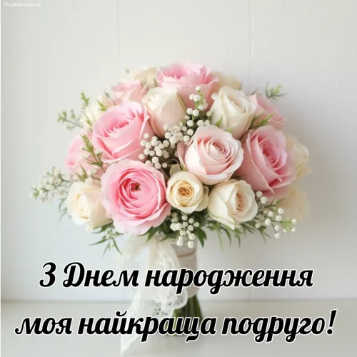 З днем ​​народження подруги